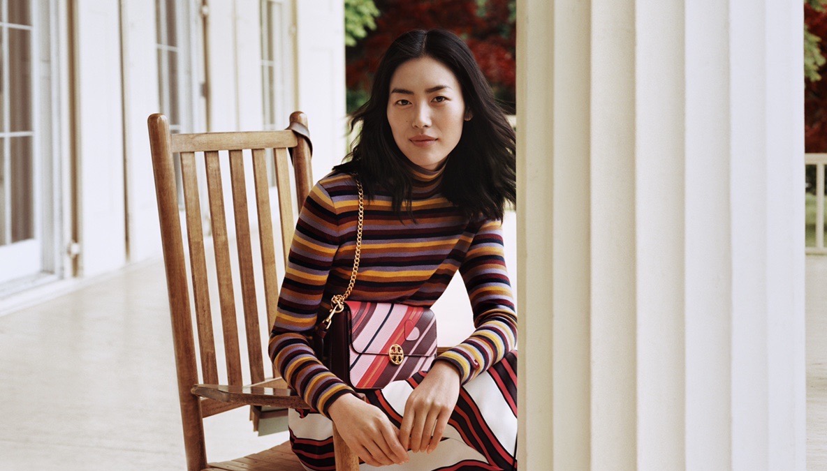 Liu Wen fronting Tory Burch Chinese Valentines Day campaign
