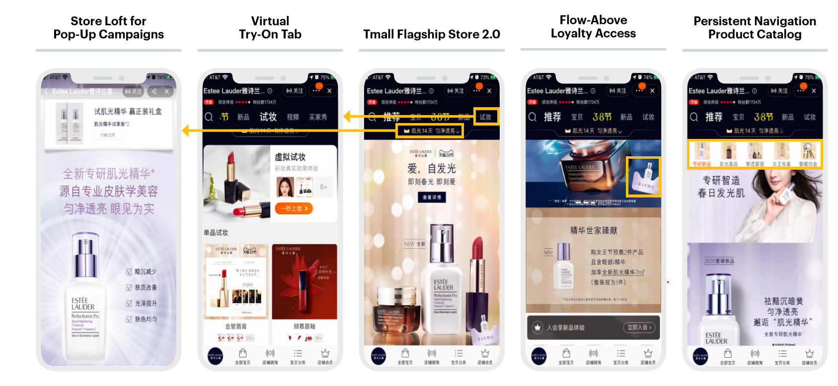 Tmall interface