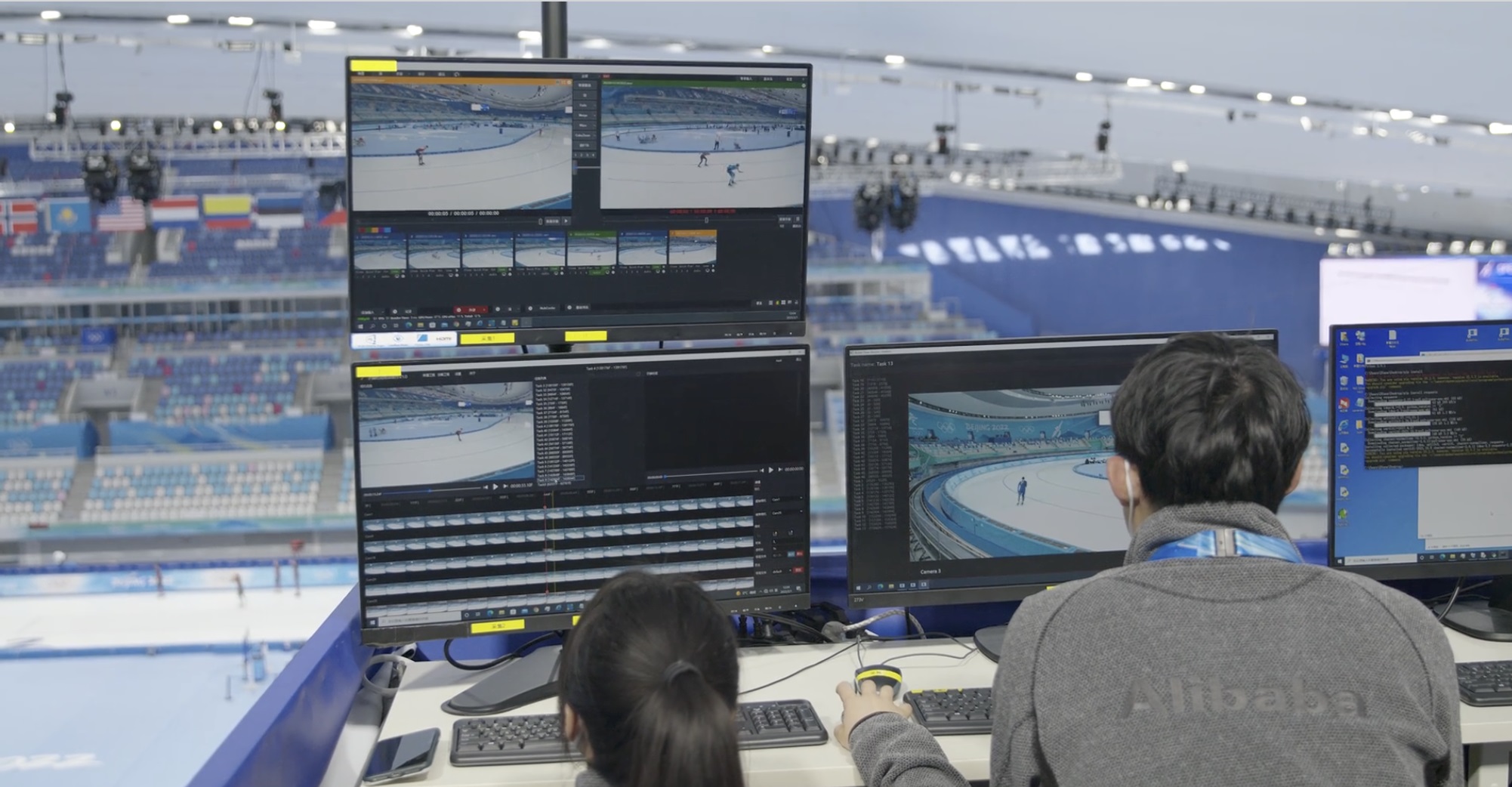 Multi Camera Replay Systems For Frame Freeze Slow Motion Replays During The Games