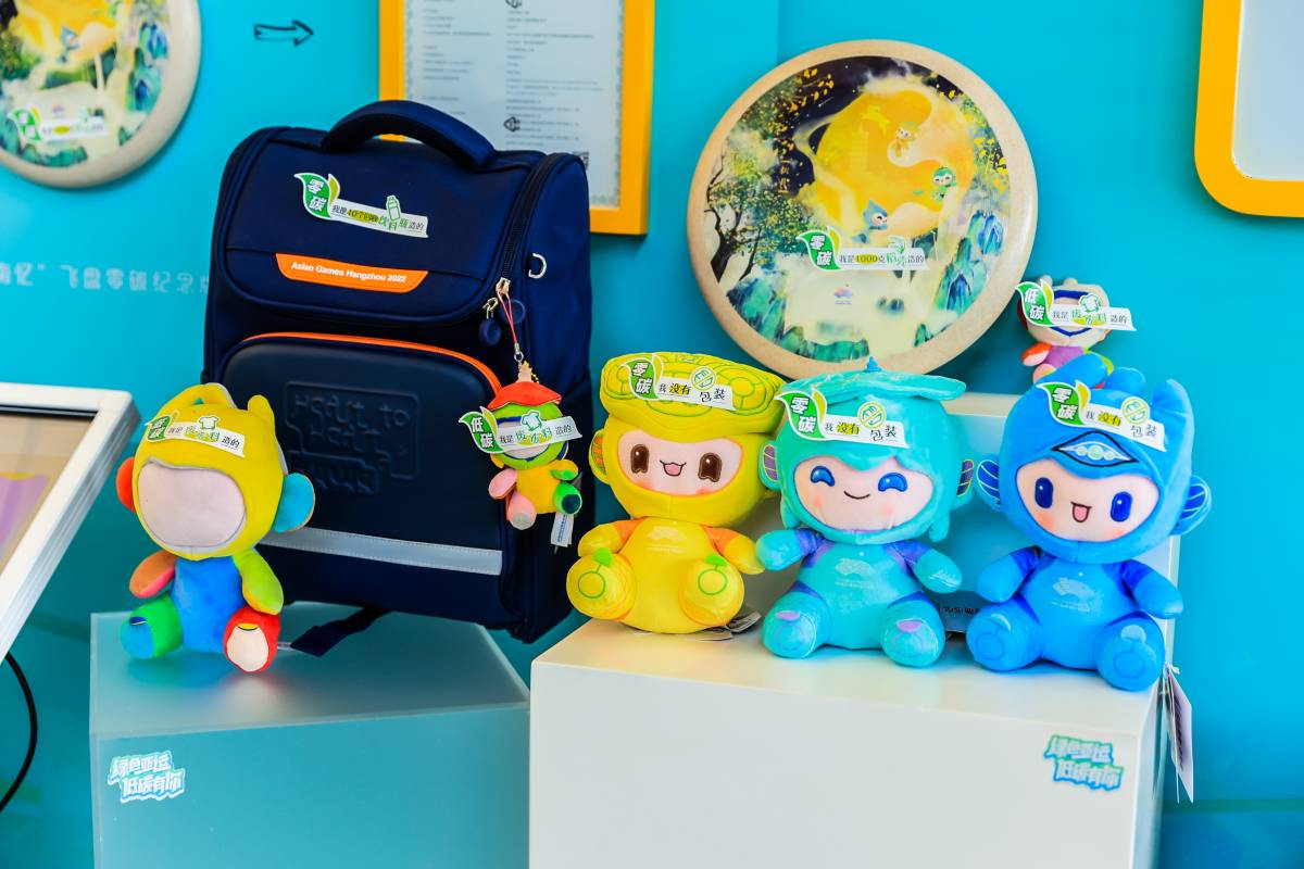 Hangzhou 2022 mascots on display