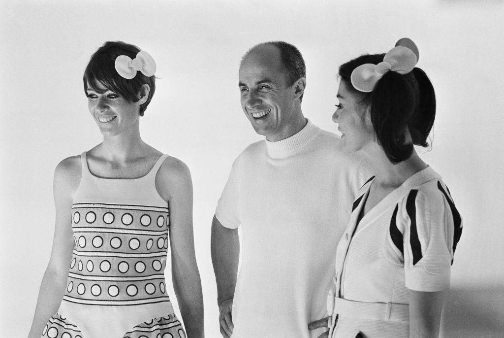 Courreges Getty Andre Courreges With Models