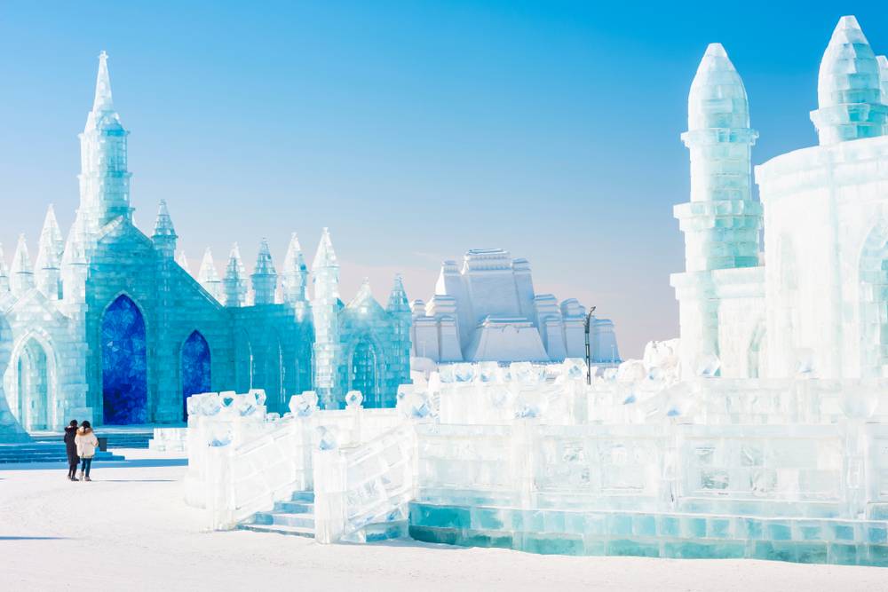 Chinese-tourism-travel-2024-Harbin-ice-building